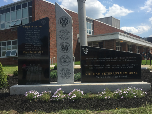 Veterans Memorials - Valley Forge High School - Parma Ohio - Kotecki Family Memorials