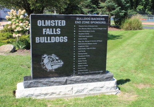 Olmsted Falls Football Stadium - Sponsor Marker - Kotecki Family Memorials